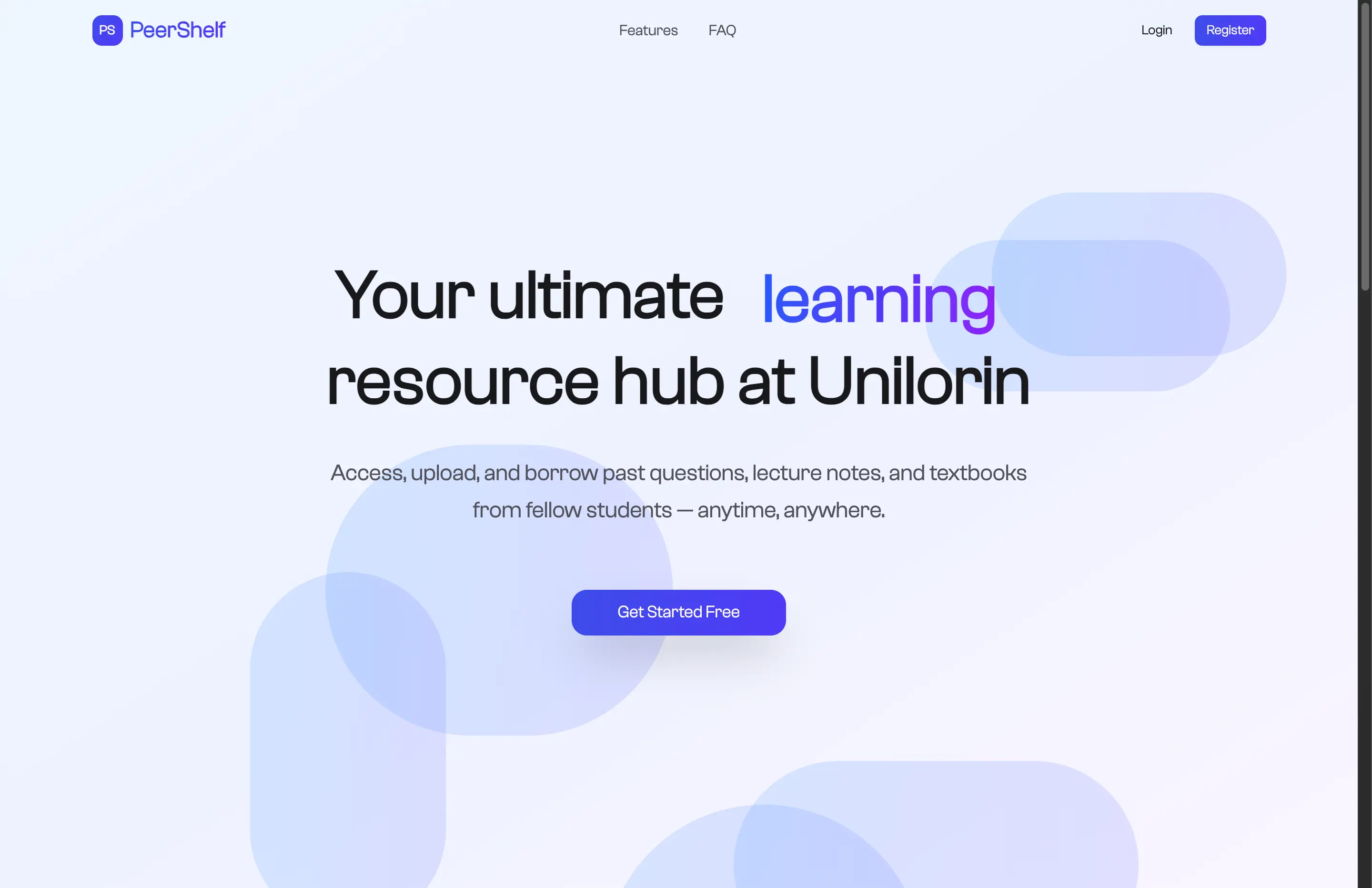 PeerShelf project identity