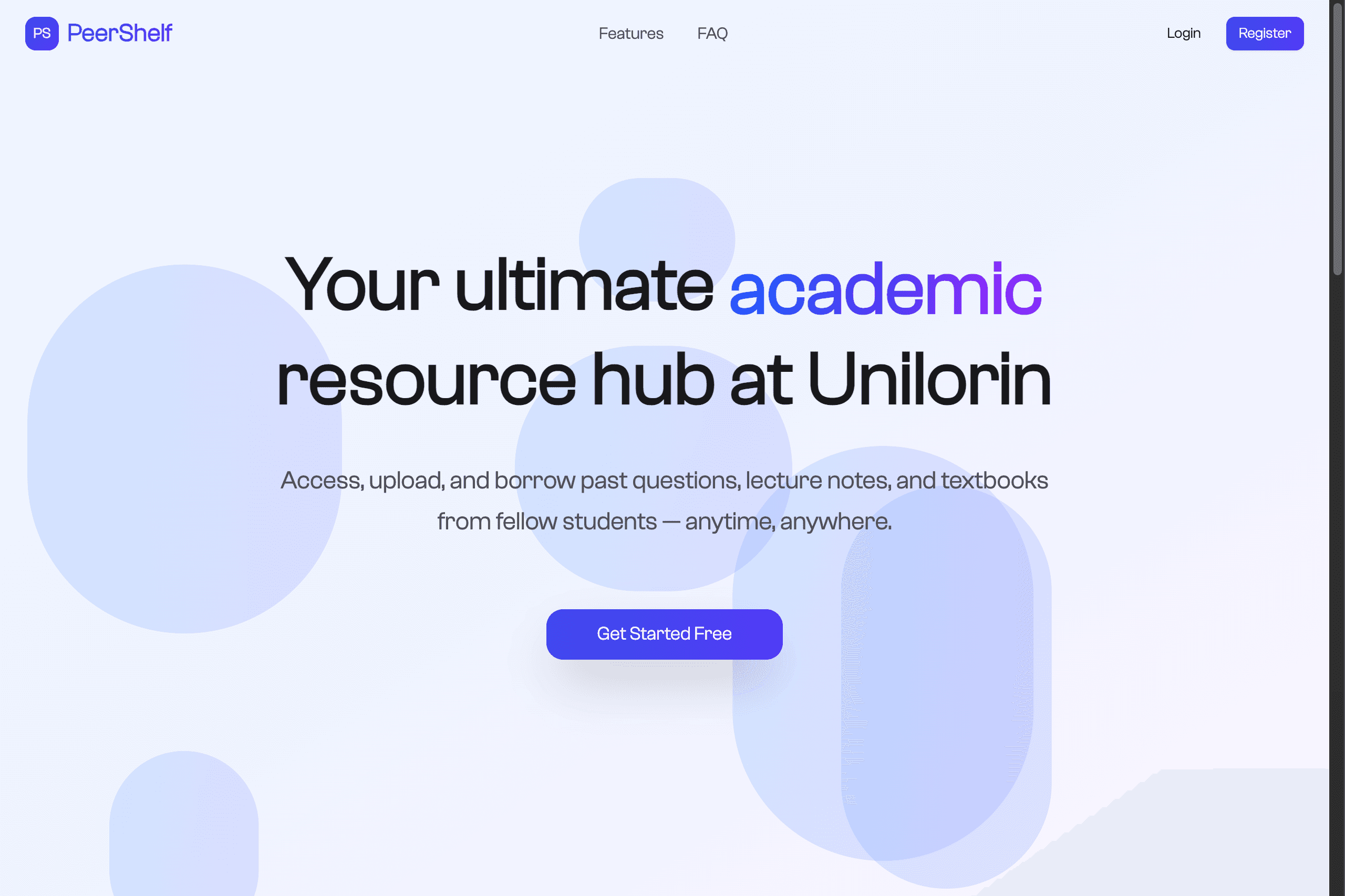 PeerShelf project identity